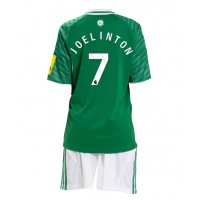 Newcastle United Joelinton #7 Vonkajší Detský futbalový dres 2025-26 Krátky Rukáv (+ trenírky)